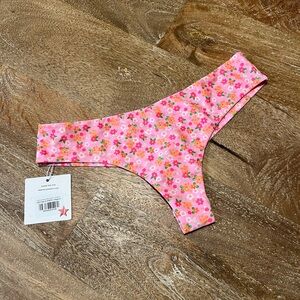 Kulani Kinis Mid-Rise Brazilian Bikini Bottom - M
